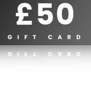 A picture of the gift card for £ 5 0.