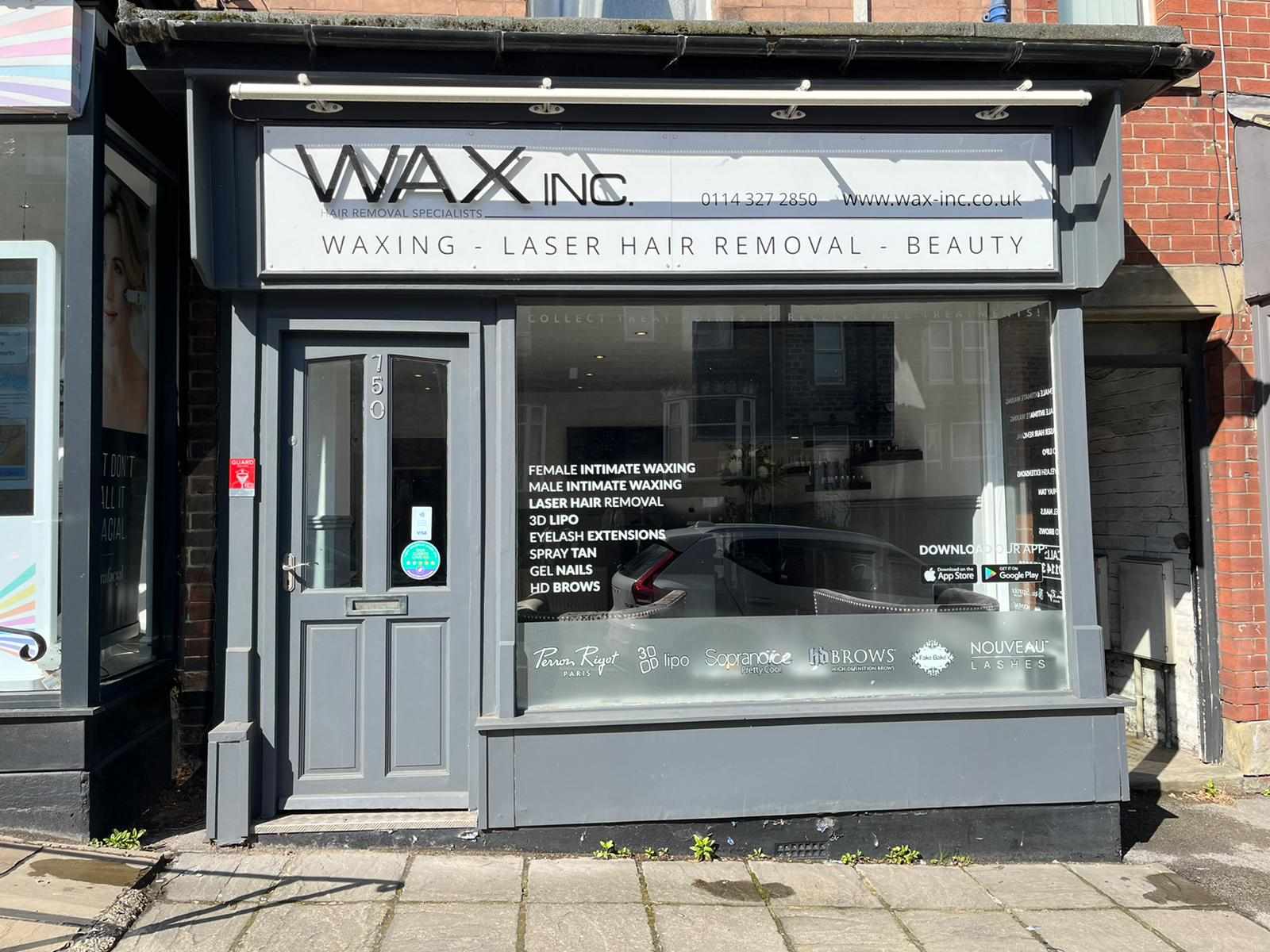 Contact Waxing Salon Sheffield City Centre| Beauty Salon - Wax Inc